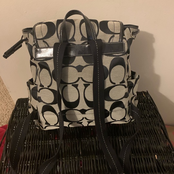 coach backpack.purse COACH, Womens, Quilted Tabby Backpack, Black, One Size : Clothing, Shoes & Jewelry fabric lining Top handle with 2 drop Outside zip pocket Adjustable shoulder straps 10 1/2 (L) x 12 1/4 (H) x 3 3/4 (W) Style No. COACH Cargo Backpack | Belk